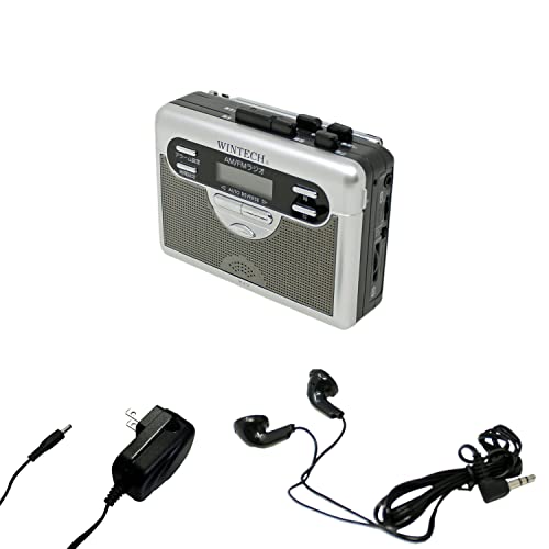 WINTECH ラジオ付テープレコーダー(FMワイド対応) シルバー オートリバース PCT-11R2 楽天市場】WINTECH オートリバース再生機能搭載 ラジオ付テープ
