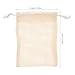 GALPADA Reusable Cotton Linen Soap Pouches Drawstring Mesh Soap Bag for Body Scrub Shower Spa (Mixed Color)