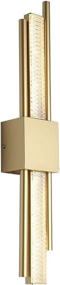 HPTHLY Nordic 12W Warm Light Wall Sconce Gold Metal Wall Lighting Fixture Acrylic Shade Wall Lamp For Living Room Bedroom Vanity Mirror