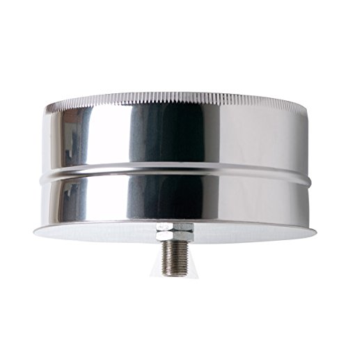 6 (150mm) Rain Cap With Birdguard - Twin Wall Flue Pipe - Black - £90.65