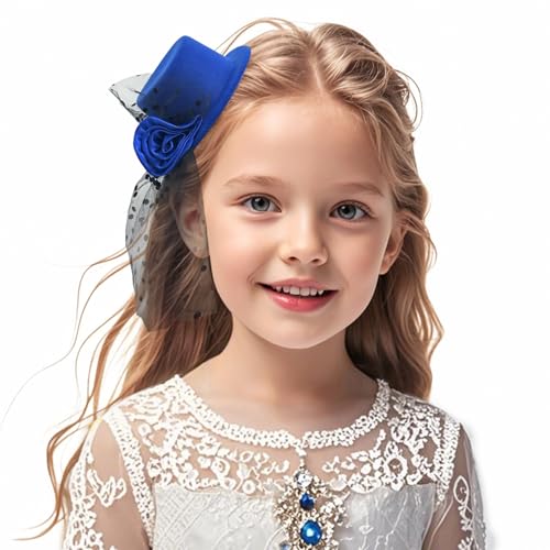 Jastore Mini Tea Party Hats for Kids Little Girls Derby Fascinators Church Hat Accessories Tea Party Accessories