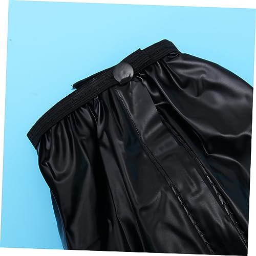 Cubrezapatos impermeables de PVC para hombre, alta protección, cierre con cremallera, antideslizantes, talla XXL, color negro miniatura 7