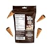 Tiny Bites Crispy Mini Waffle Cones - Premium Belgian Chocolate Treats, 4.24 oz Bag (Pack of 2) - Dark Chocolate