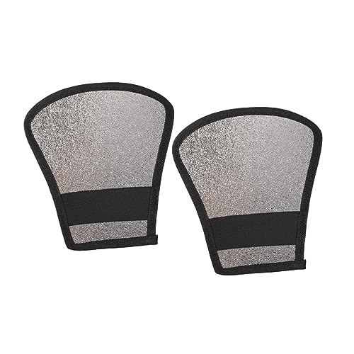 Vaguelly 2Pcs Light Diffuser and Reflector Softbox for Speedlight Flash Diffuser for Photography Silver and White Options Reduces Shadows Strong Stretchy Band