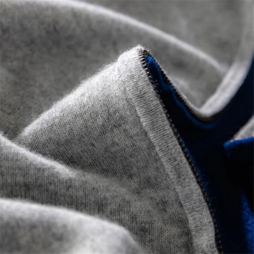 Men Thickened Cardigan Full Zip Sweater Men's Front and Back Standing Neck Zipper Cardigan Knitted Sweaters3