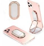 【Ring Grip and Table Stand 2in1】Double folded design provides infinite possibilities. The ring grip can perfectly adapt to various occasions, prevent your phone slipping from your hands on crowded bus and subways. Secure your phone for walking, trave...