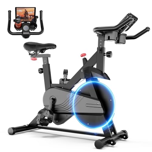 Lacuffy Exercise Bike Indoor Cycling Bike 136 kg Weight Capacity ...