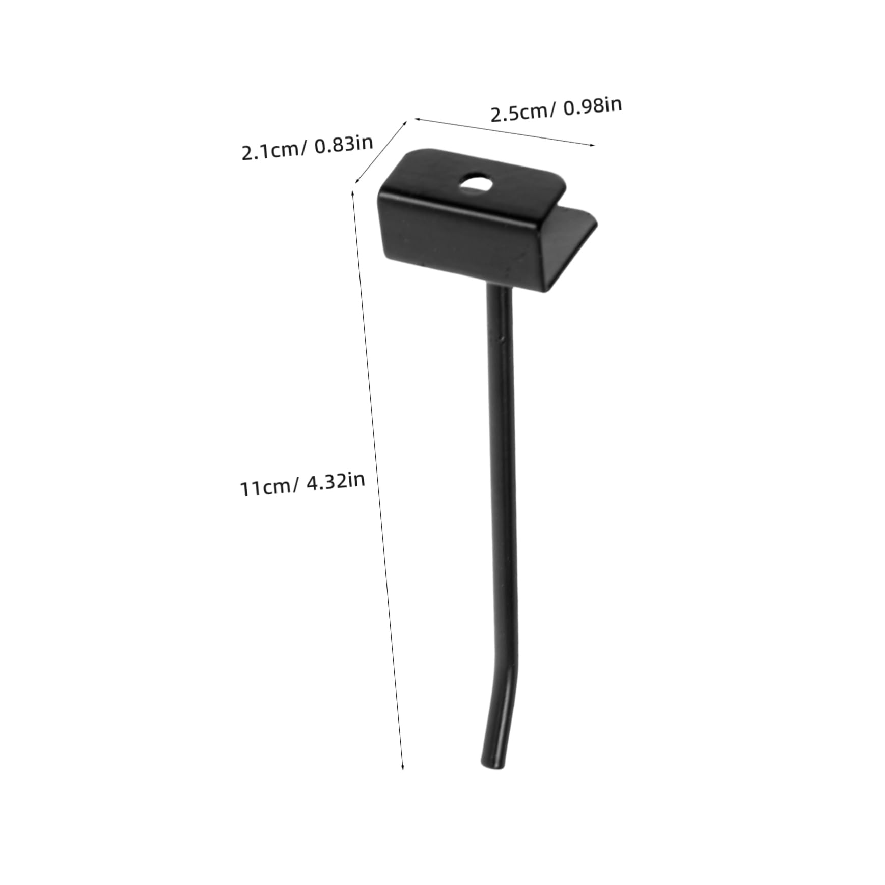 ABOOFAN Ganci Espositivi in Ferro per Pannelli Dogati 48pezzi Ganci per Appendere Cappelli e Accessori per Slat Board Pesanti per Negozi e Supermercati