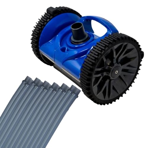 360486 Rebel V2 Pool Cleaner Head Only with 40 Ft. Complete Hose Kit 41200-0130 - Compatible with Pentair 2 Wheel Suction Cleaner