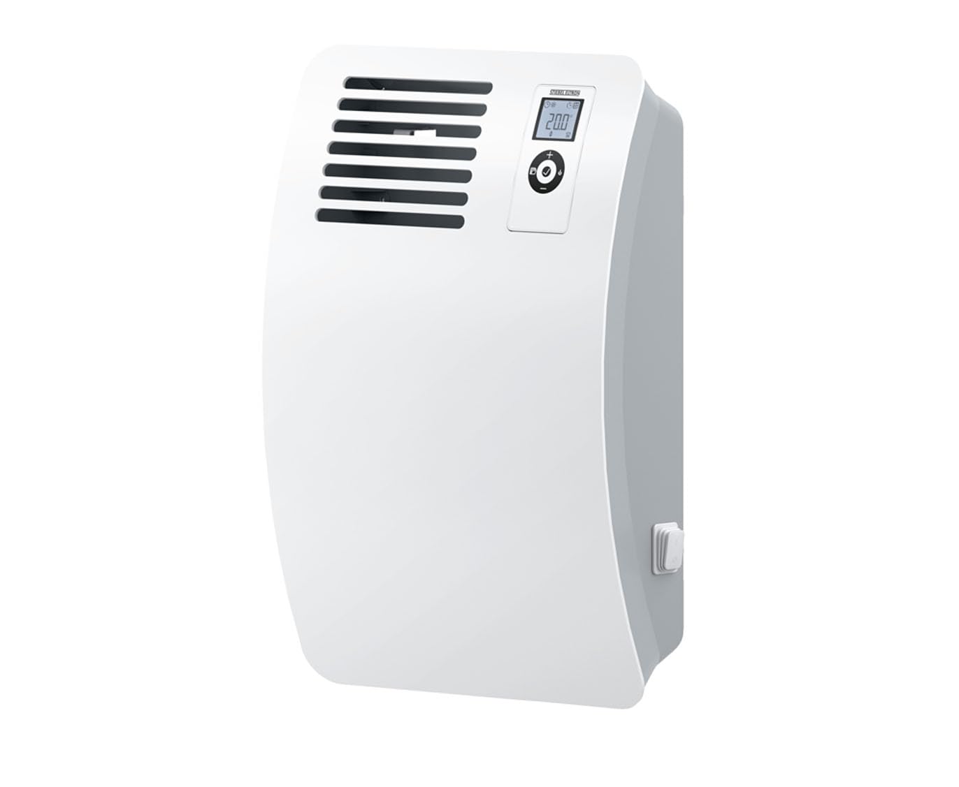 STIEBEL ELTRON Wandkonvektor CON 5 Premium, 0,5 kW für ca. 6 m², VDE geprüft, LC-Display, Wochentimer, 120 Min. Kurzzeittimer, Silent Mode, Elektroheizung energiesparend, 237830, Wandmontage