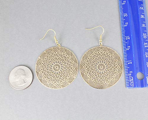 Brass Earrings for Women Earrings - Jewelry Earrings for Women Trendy Hanging Brass Ear rings3