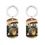 Matériau : Ce porte-clés est fabriqué en acier inoxydable de haute qualité, qui est solide, lisse et durable