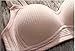 LUSTRA FASHION Summer Cotton Bra for Girls Small Cup 3/4 Coverage Detachable Strap School Underwear, Coral Red Glossy Stripes