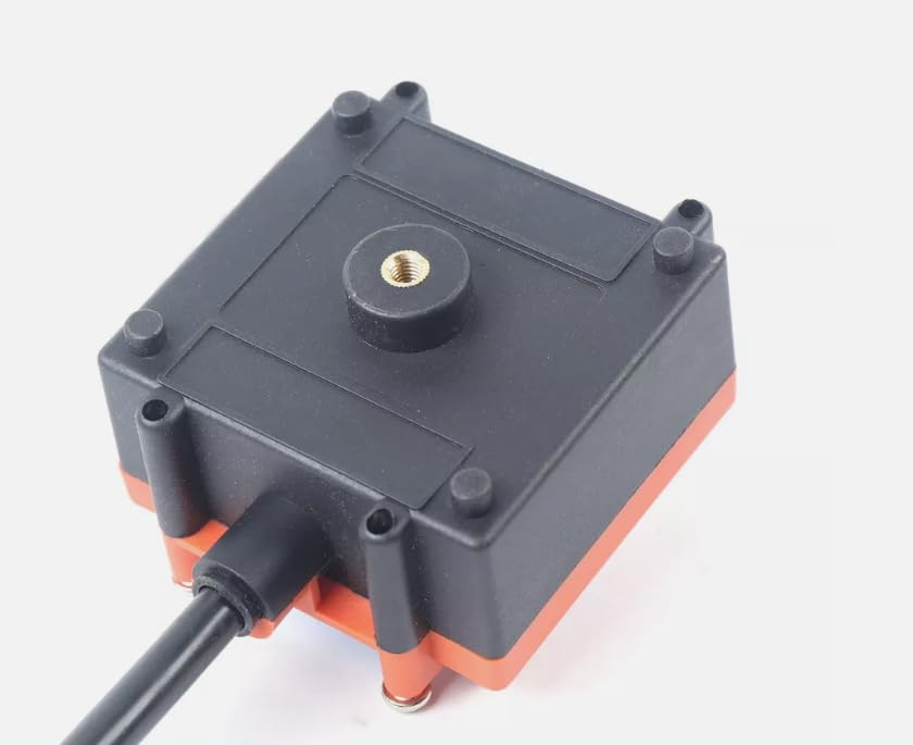 Télécommande sans fil Interrupteur à bouton-poussoir Télécommande industrielle Hoist Palan à corde orange pour élévateurs électriques, engins de chantier 21 x 18 x 8 cm