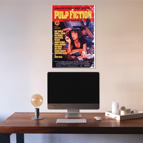 Image of Good Hope - Pulp Fiction Poster - 12x18 Inch Classic Movie Wall Art | Vintage Quentin Tarantino Film Poster | Uma Thurman Iconic Scene | Matte Finish Print