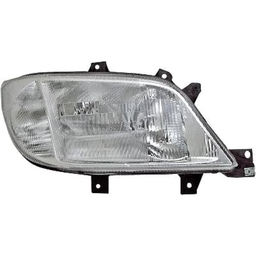 Faro delantero derecho H1 H7 elimina luz opaca en Mercedes-Benz Sprinter 2000-2002