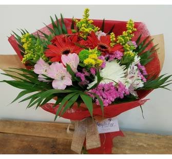 REGALAUNAFLOR-Ramo de flores alegria-FLORES NATURALES-ENTREGA EN 24 HORAS DE LUNES A SABADO.-FLORES FRESCAS Cover
