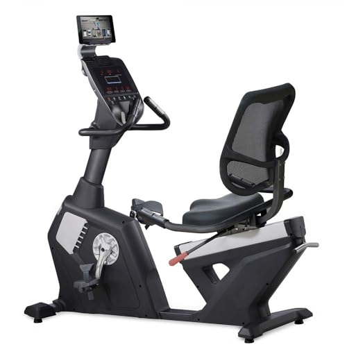 Image of WELCARE R11 COMMERCIAL RECUMBENT BIKE WITH ADJUSTABLE SEAT, 20 LEVELS MAGNETIC RESISTANCE, PULSE MONITOR AND TRANSPORT WHEELS