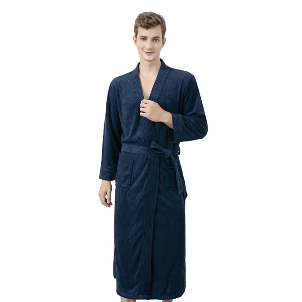 GenericLightweight unisex bathrobes, terry bathrobes, and kimono spa bathrobes for all seasons