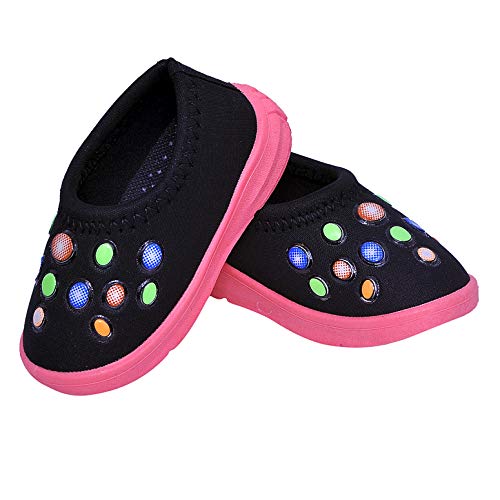 Image of NEOBABY Cotton Anti Slip Grip Socks and Multicolor Slip-On Shoes Combo for 6 Months to 3 Years Kids Boys and Girls (2 Pairs Socks & 1 pair Shoes of Assorted /Random Designs)