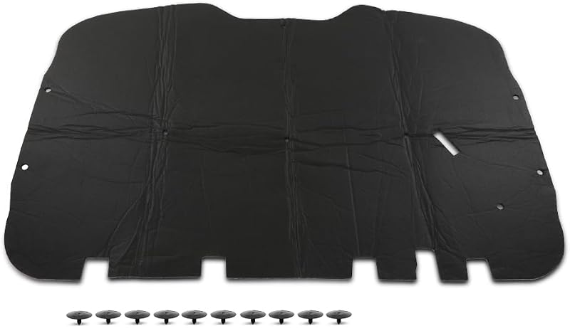 Isolante acústico e térmico do capô PIT66 com presilhas para Chevy Tahoe e Suburban 2000–2006 – 1 unidade