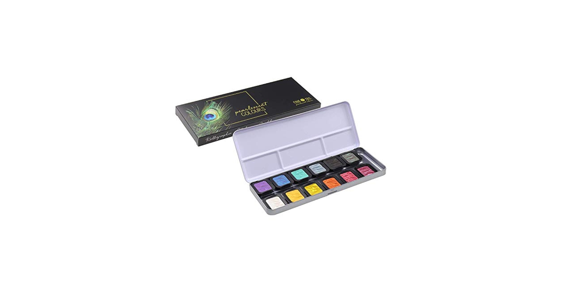 【永遠出品】FINETEC Pearlescent Colours Amazon.com: Finetec, Artist Pearlescent, F5600, Watercolor