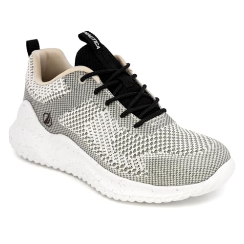 Image of Nautica Women's Casual Fashion Sneakers - Comfortable Walking Shoes with Knit Upper and Cushioned Support