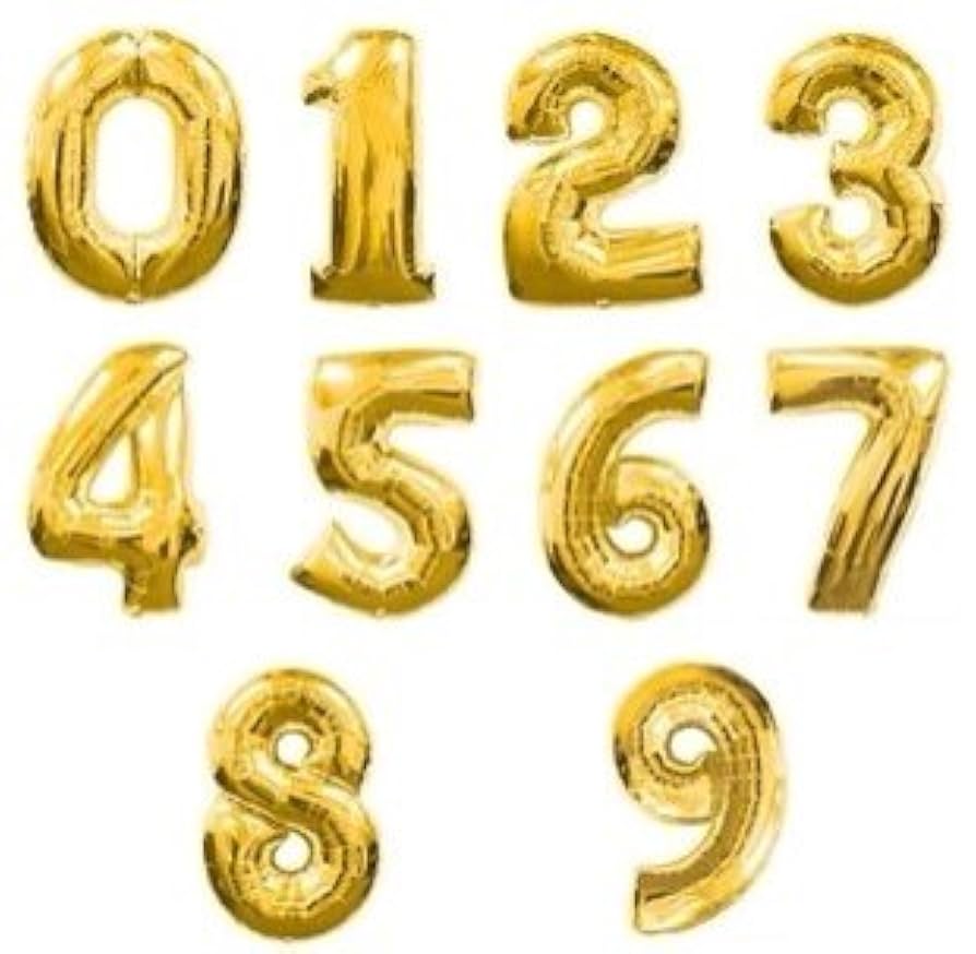 Amazon | ☆風船 ☆数字 バルーン☆ナンバー☆ 飾り 誕生日