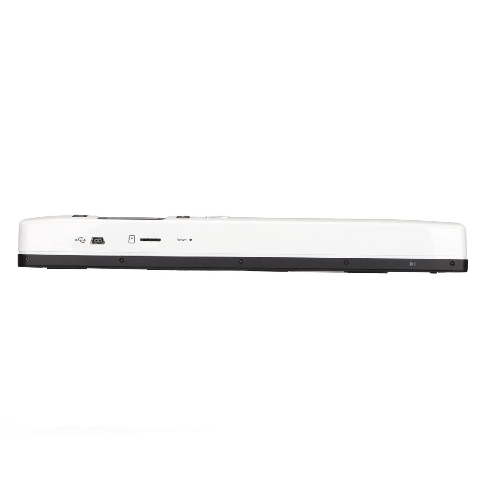 Tragbarer Scanner, WLAN-Dokumentenscanner Bis zu 4A Papiergröße 300 600 1050 DPI Monochromatischer Farbmodus OCR-Software LCD-Touchscreen Zum Scannen von Dokumenten, Fotos, Zeitschriften(Weiß)