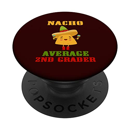 Nacho Promedio 2do Grado Segundo Grado Regreso a la Escuela 2021 PopSockets PopGrip Intercambiable