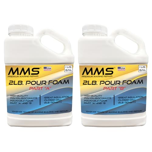 MMS 2 Lb Density Expanding Foam Kit, 2 Part Closed Cell Pourable Polyurethane...