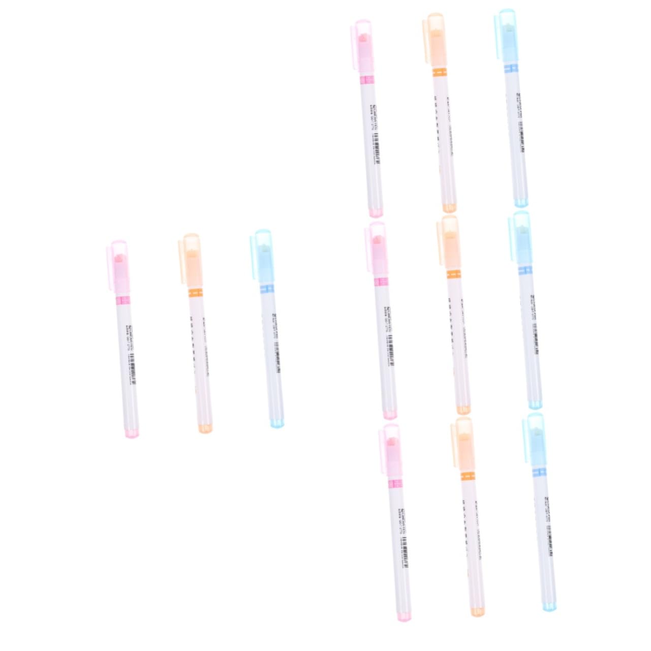 HOMSFOU Rotulador De Dibujo Marcadores Para La Escuela Delgado Pluma Rodante Marcadores De Contorno De Diario Bolígrafos Decorativos El Plastico 3 Piezas X 4