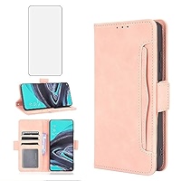 Asuwish Compatible With OPPO Reno 2 Wallet Case And Tempered Glass Screen Protector Card Holder Stand Leather Flip Cell Accessories Phone Cover For Reno2 2019 Women Men Rose Gold - View #3