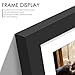 DUENPY 11x14 Collage Picture Frame, 4x6 Collage Picture Frame, Displays Five 4x6 inch Photos, or 11x14 (Without Mat) Wall Decor Wall Hanging or Tabletop, Black.