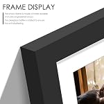 11x14 Collage Picture Frame, 4x6 Collage Picture Frame, Displays Five 4x6 inch Photos, or 11x14 (Without Mat) Wall Decor Wall Hanging or Tabletop, Black. - Image 5