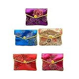 SEWOART 12piezas Saten Chino Para Joyas Bolsa De Obsequio Para Joyas Decoración De Fiesta Para Obsequio De Boda Bolsa Para Collares Pendientes