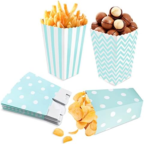12PC Popcorn Boxes Bags Popcorn Boxes Cardboard Candy Containers For Partykids Party Treat Boxes 5dc156f8abc8351087196d96