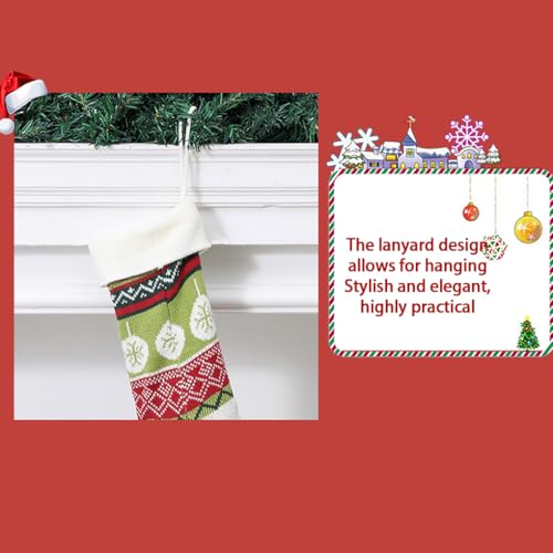 Chaussettes de Noël tricotées VUIUYOIES pour éviter la déco sans âme