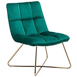 sessel petrol klein Sitzauflage aus Stoff (Samt), Rückenlehne für längeres und angenehmes Sitzen, herausragendes Design