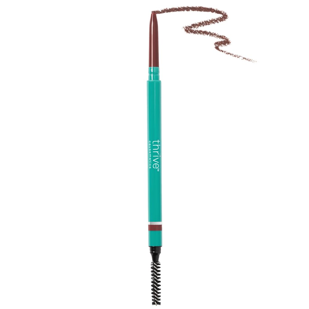 Thrive Causemetics Infinity Waterproof Eyebrow Pencil, Auburn Shade Merida (Auburn)