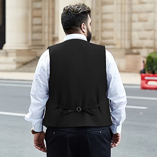 GATMSTZ Mens Suit Vest for Big Tall Formal Fit Business or Casual2