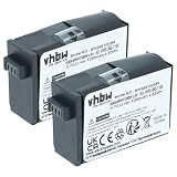 vhbw 2x batteria compatibile con Garmin Virb 360 videocamera camcorder (1250mAh, 3,8V, Li-Ion)