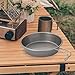 FytStycale Outdoor Cooking Set Stainless Steel Cup Bowl for Camping and Hiking, Silver