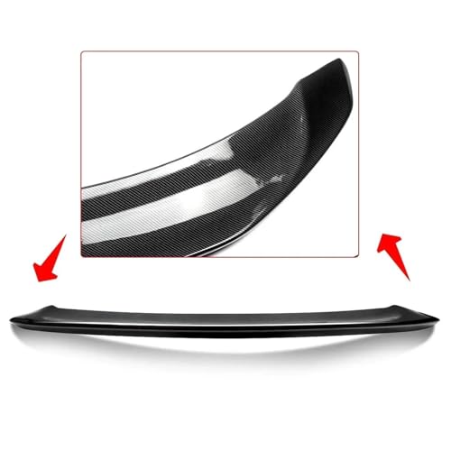 Becquet de toit Tesla Model 3 style V sport look carbone