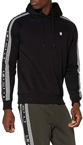 G-Star RAW Men's Denim Stripe Hooded 
