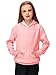 Remimi Girls Pink Sweatshirt Boys Long Sleeve Fleece Fashion Hoodies Top Fall Winter Outdoor Pullover with Pockets 9-10 Years