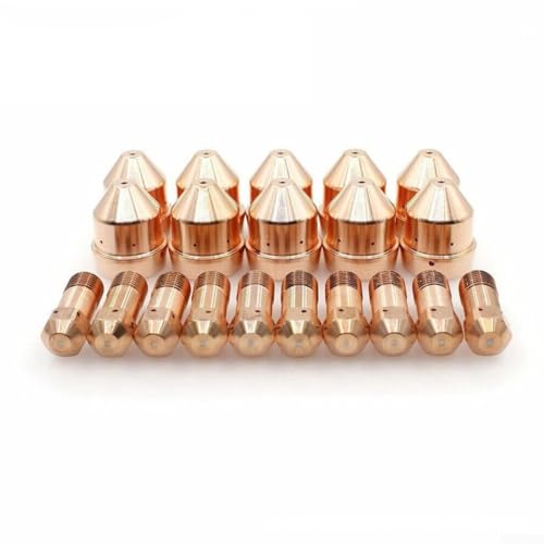 Plasma Torch AccFor ESsoriFor ES 20 stks 1 2mm ElectrodFor ES en NozzlFor ES voor PT32 PT32EH Koper Materiaal