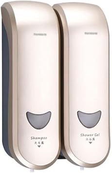 Wall Mounted Soap Dispenser Manual Press Liquid Dispenser Plastic Refillable Soap Bottle Large Capacity Scrubber Hotel