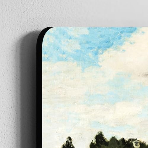 Mur vide résolu avec le tableau Monet Giallobus en bois MDF 29,7x21