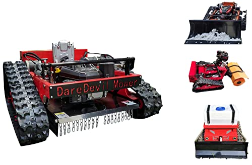 Daredevil Robotic Remote Controlled Mower And Snowplow Kohler 9.5Hp Engine | Hybrid Gas-Electric Robotic Lawnmower/Trimmer/Snowplow/Sweeper/Water Dispenser (Battery Not Included) #TOP5